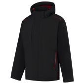Tricorp Winter Tech Shell Accent 402703 Black-Red Maat XS