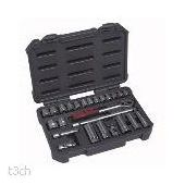 Kraftwerk Dop assortiment met ratel 3/8" 24 Dlg