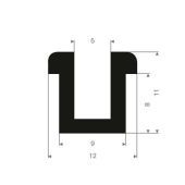 U-PROFIEL EPDM 5X9X11MM