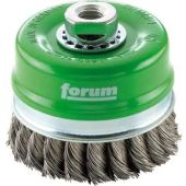 Forum Komborstel Getordeerd Roest Vrij Staal80x0,50mm, M14 4236811013