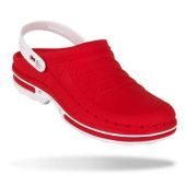 Bata Medische Klomp Steri-Tech WIT/ROOD MT 37/38