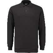 WorkMan Polosweater+rib - Zwart maat XL