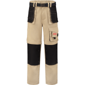 WorkMan Werkbroek 1014 Khaki / Zwart Maat-100 (36/32)